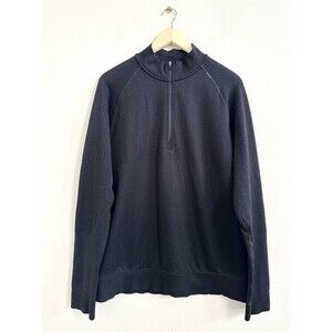LULULEMON ENGINEERED WARMTH HALF ZIP PULLOVER LONG SLEEVES SIZE S